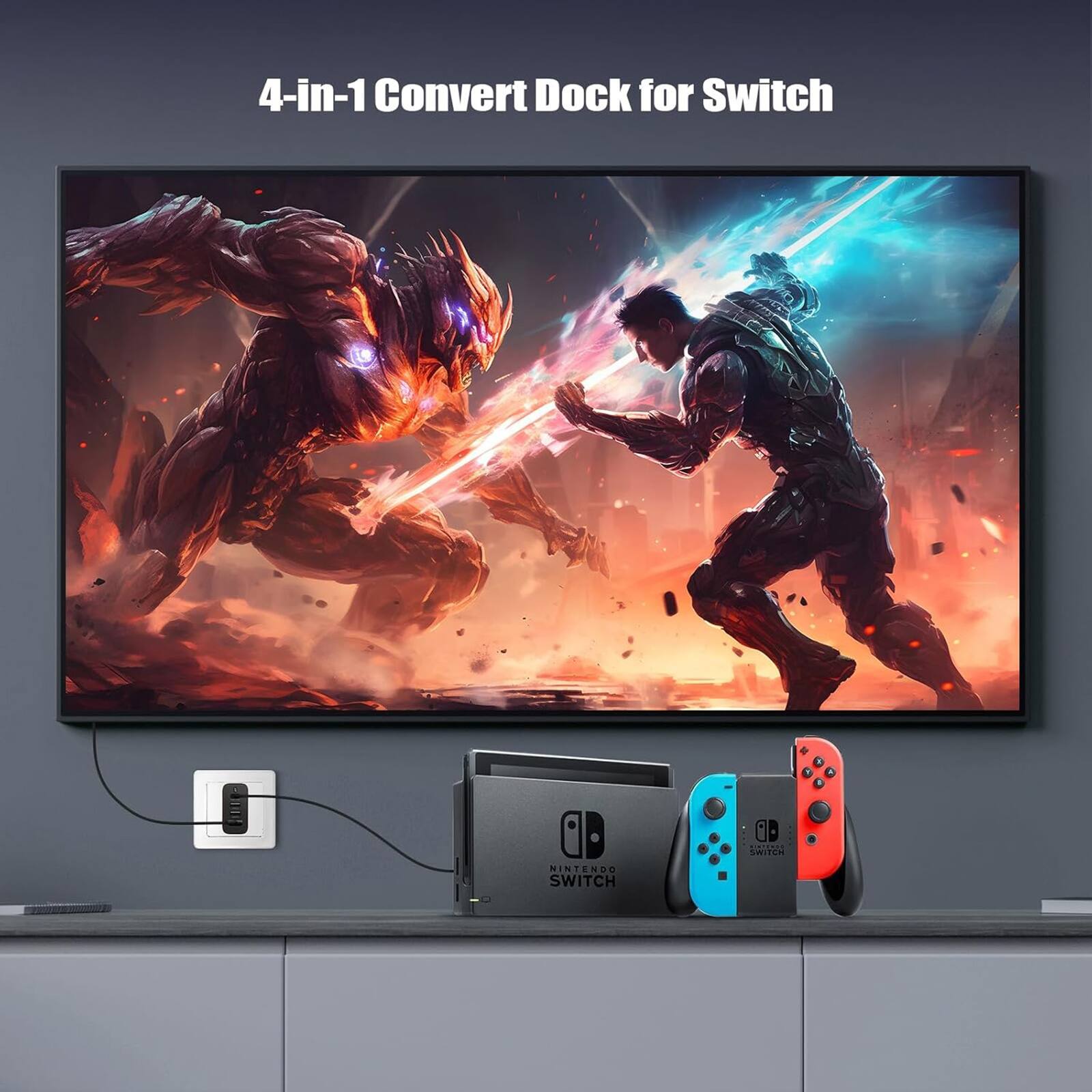 4-in-1 Convert Dock for Switch