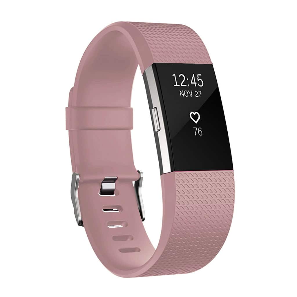 StrapsCo - Active Band Silicone Rubber Watch Strap For Fitbit Charge 6 (Medium-Long) - Light Purple price history on PriceWatchPro