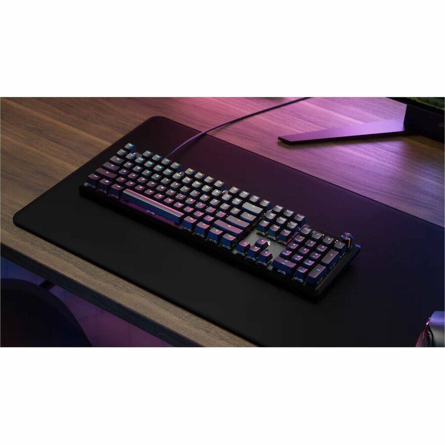 Alt View 1. CORSAIR - Corsair K70 CORE Gaming Keyboard - Cable Connectivity - Full-size - USB 3.1 Type A Interface - RGB LED - 104 Key(s) - Black.