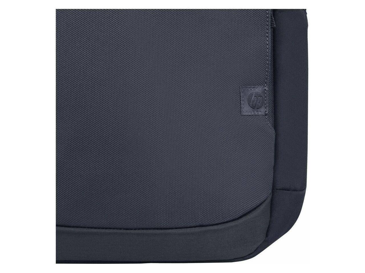 Alt View 3. HP - HP Everyday Carrying Case (Backpack) for 16"-16.1" Notebook - Odyssey Gray - Water & Bump Resistant - 600D Polyester - Odyssey Gray.