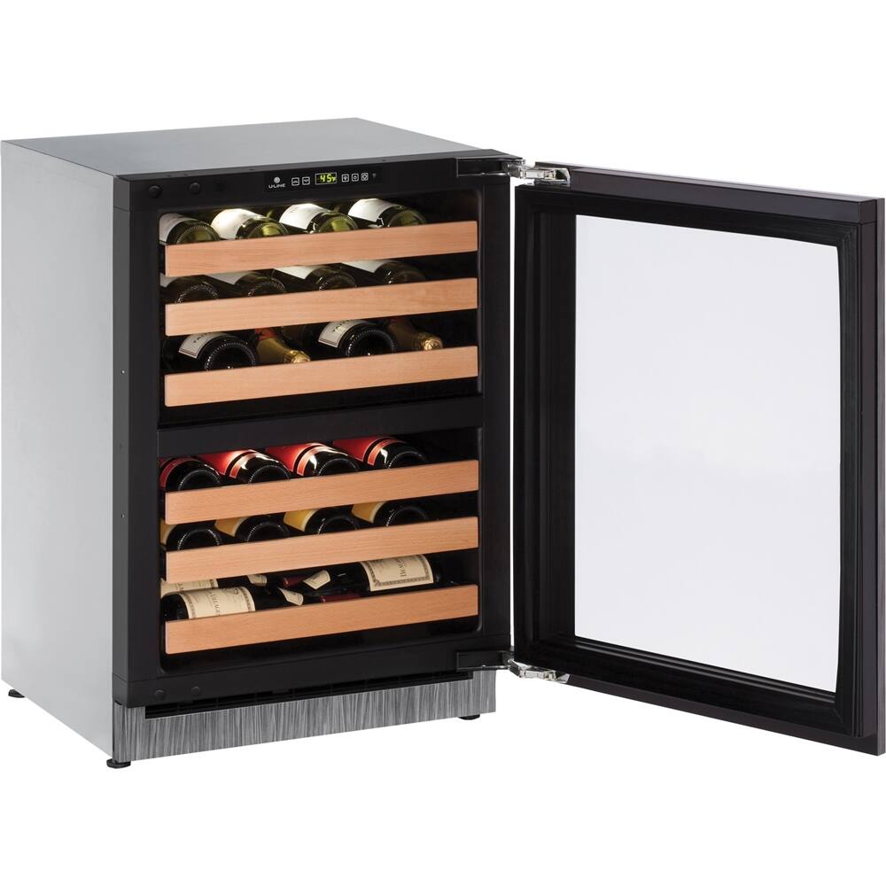 Alt View 12. U-Line - Wine Captain 43-Bottle Built-In Wine Cooler - Custom Panel Ready.