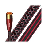 AudioQuest - Red River 10' Audio Cable (Single) - Black/Red - Front_Zoom