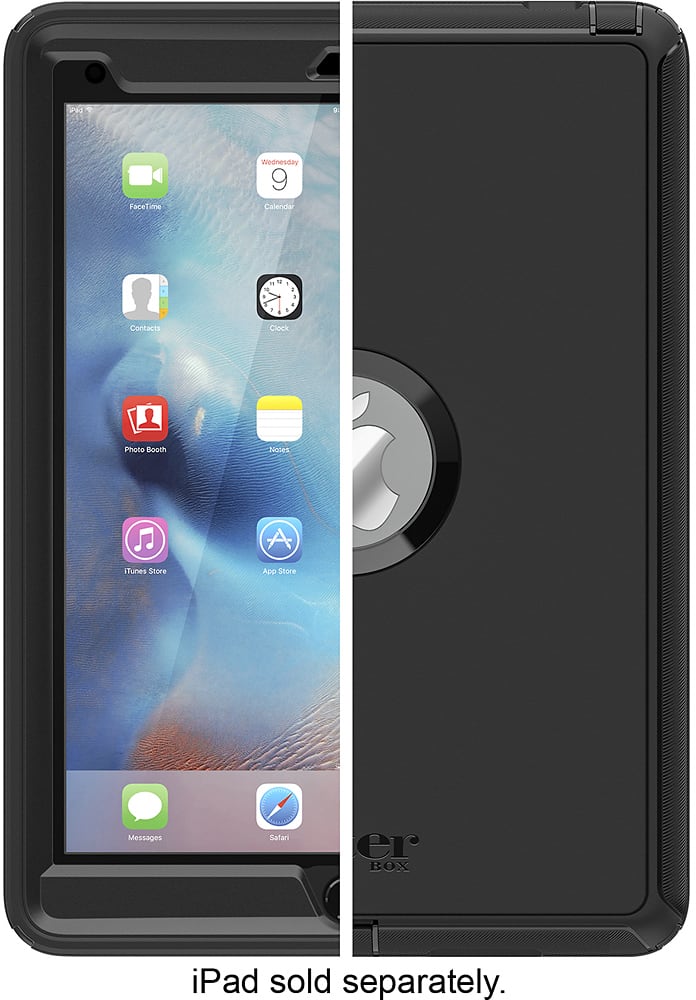 Best Buy Otterbox Defender Series Protective Case For Apple 9 7 Ipad Pro Black 47143bbr