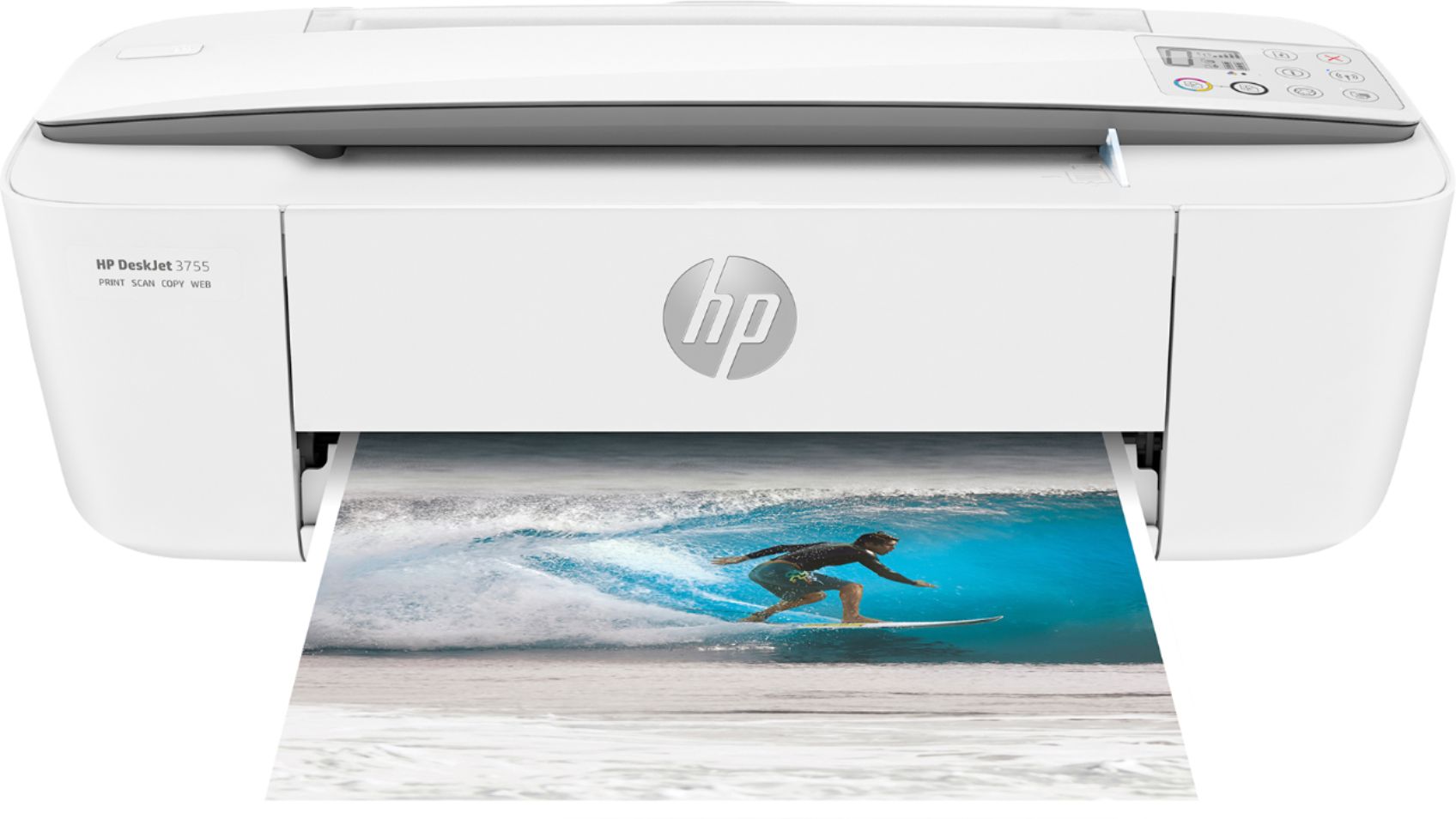 HP - DeskJet 3755 Wireless All-In-One Instant Ink Ready Inkjet...