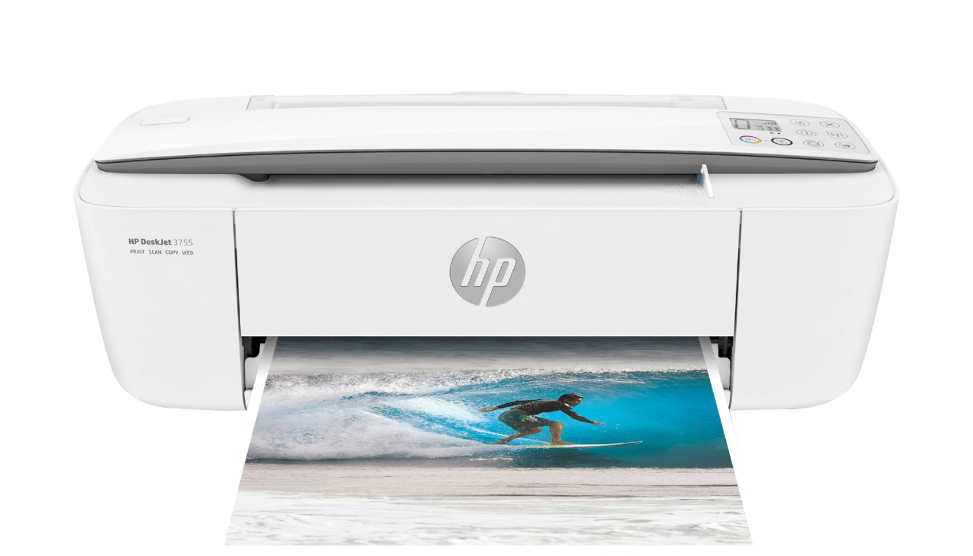 voor het geval dat gezantschap Los HP DeskJet 3755 Wireless All-In-One Instant Ink Ready Inkjet Printer Stone  J9V91A#B1H - Best Buy