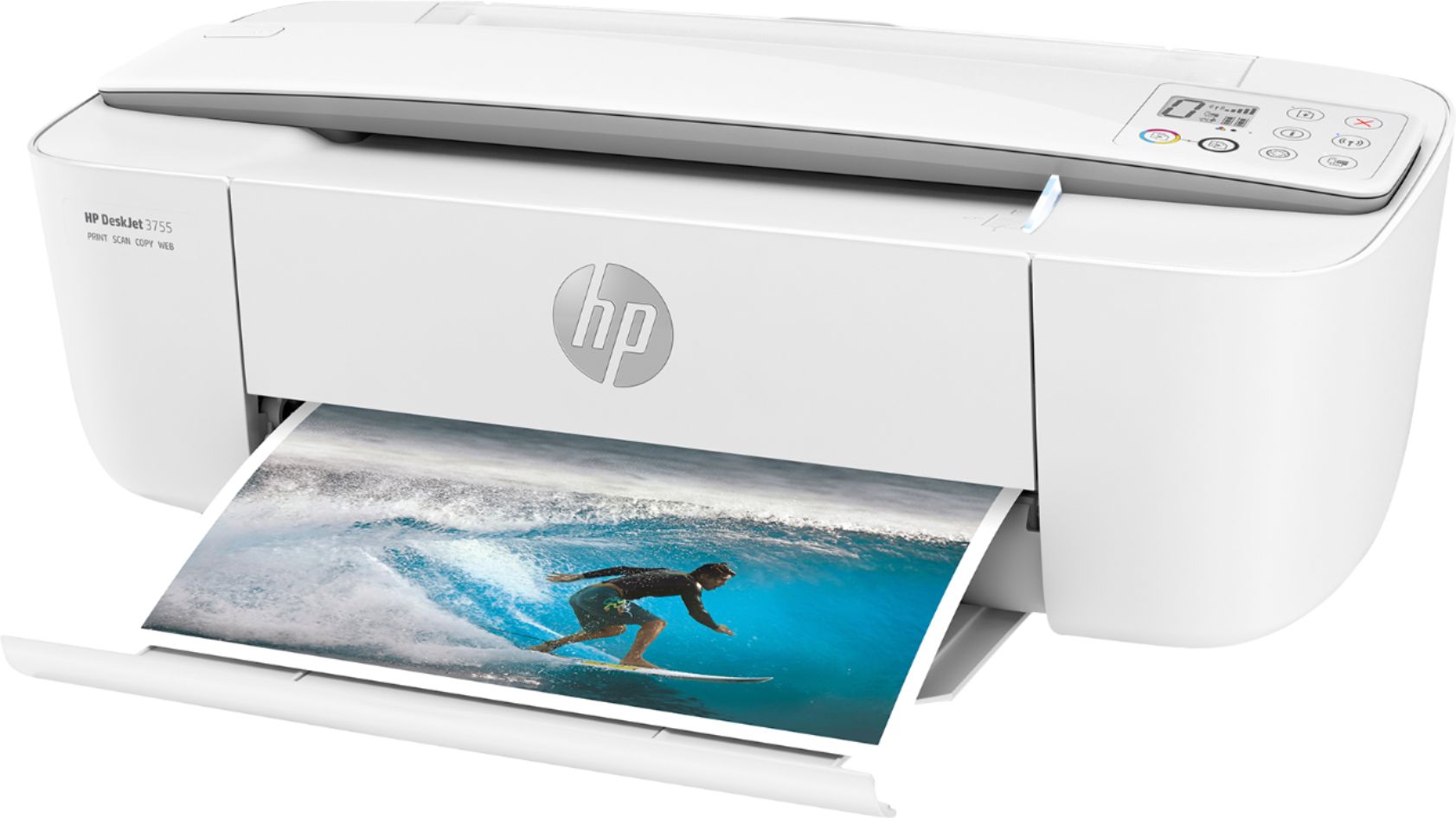 HP DeskJet 3755 Wireless All-In-One Instant Ink Ready Inkjet Printer Stone  J9V91A#B1H - Best Buy