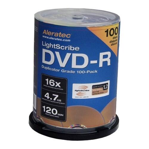 Front Standard. Aleratec - DVD Recordable Media - DVD-R - 16x - 4.70 GB - 600 Pack Spindle.