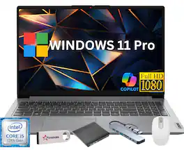 Lenovo - Ideapad 1i 15.6" Full HD Laptop, Intel Core i5 13th i5-1335U, 16GB RAM,512GB SSD,Windows 11 Pro Gift Set - Gray