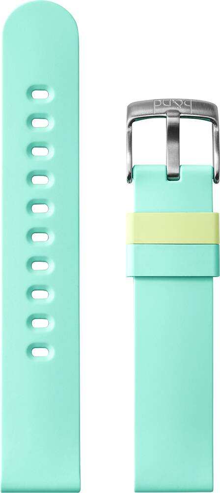 Angle. b&nd - MODE Silicone 18mm Watch Band for Android Wear - Green.