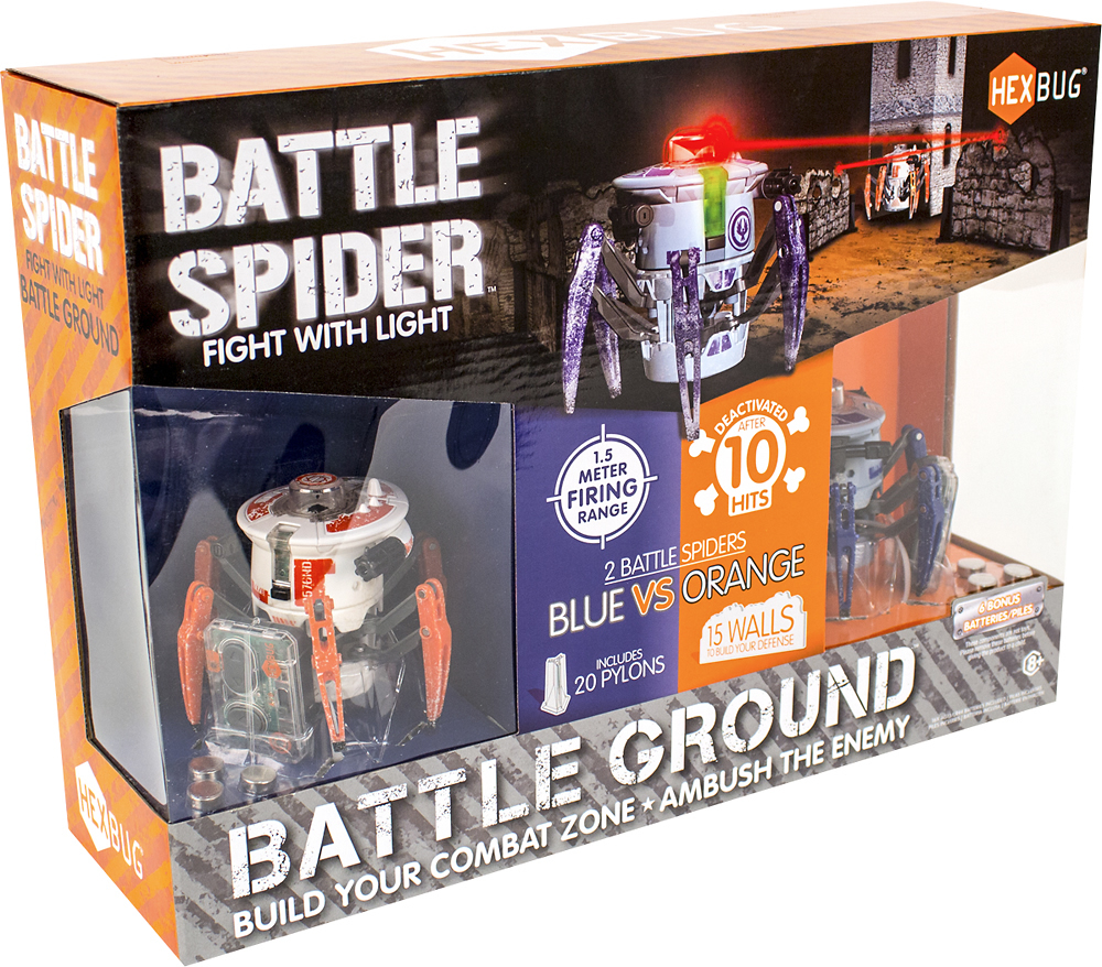 HEXBUG Battle Spider Twin Pack Blue And Orange Set 