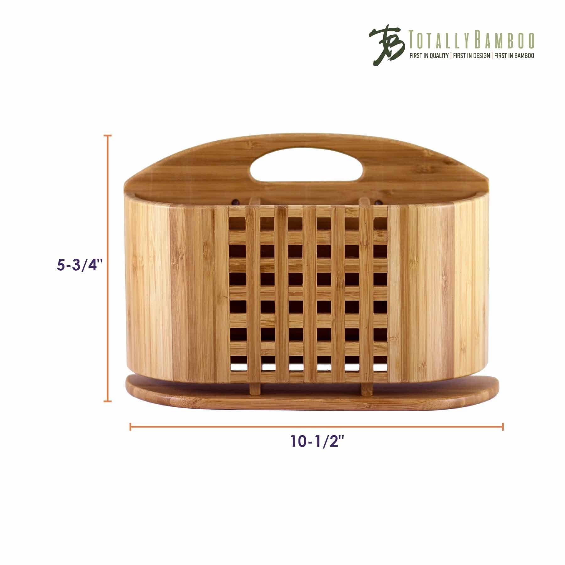 TOTALLY BAMBOO  
FIRST IN QUALITY | FIRST IN DESIGN | FIRST IN BAMBOO  

5-3/4"  
10-1/2"