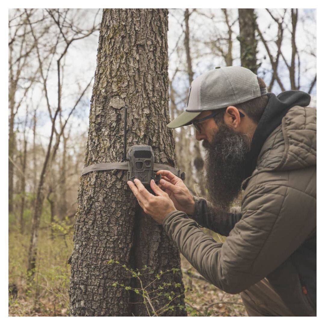 Left. Wildgame Innovations - Wildgame Innovations Encounter XT Cellular 26 MP 80 ft Trail Camera.