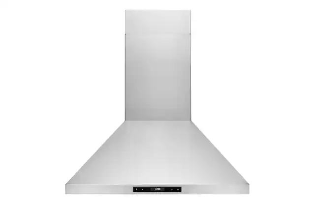 Front. Hauslane - Hauslane WM-538 30-in Convertible Stainless Steel Wall-Mounted Range Hood - Silver.