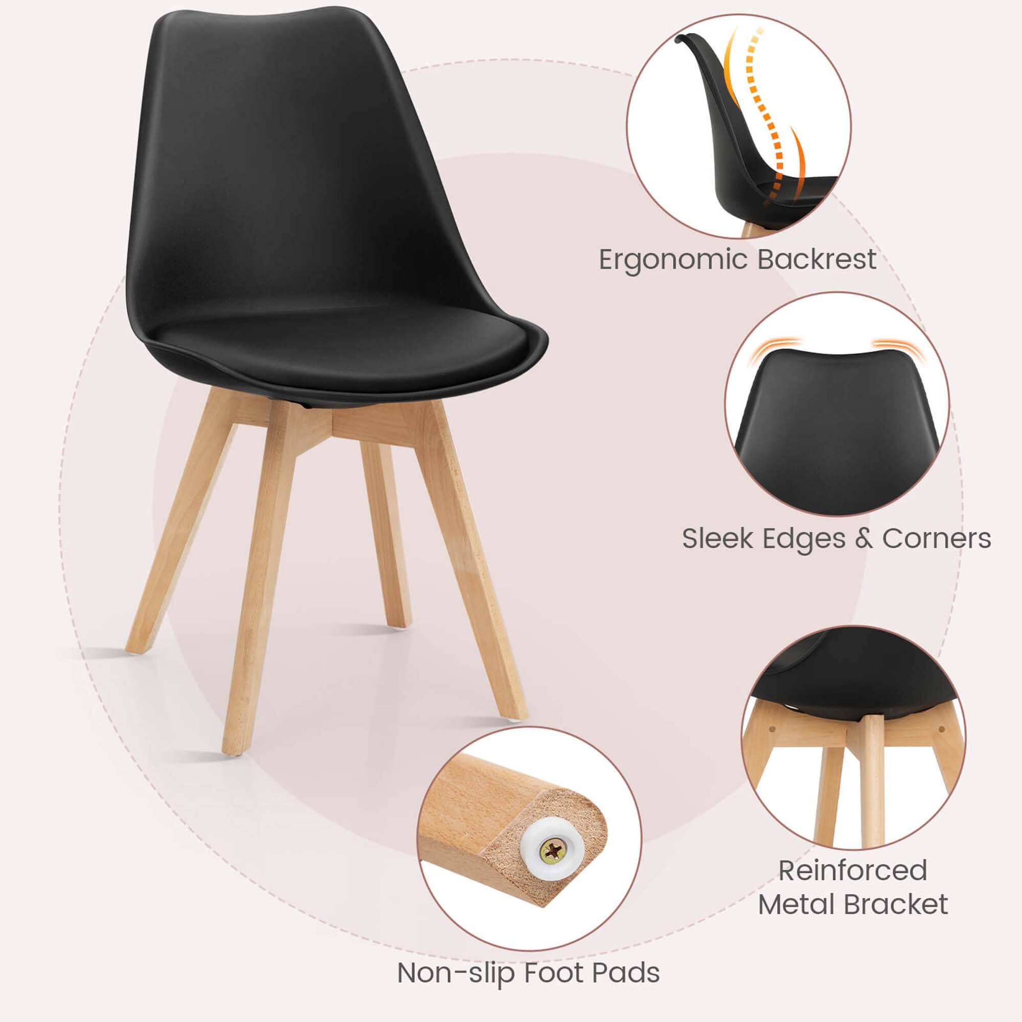 - Ergonomic Backrest
- Sleek Edges & Corners
- Reinforced Metal Bracket
- Non-slip Foot Pads