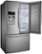 Angle Zoom. Samsung - 27.8 Cu. Ft. French Door Refrigerator with Food ShowCase and Thru-the-Door Ice and Water - Stainless steel.