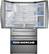 Alt View 18. Samsung - Showcase 29.5 Cu. Ft. 4-Door French Door Refrigerator with Thru-the-Door Ice and Water - Stainless Steel.