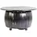 Front. Fire Sense - Grand Cooper Aluminum Round LPG Fire Pit - Antique Bronze.