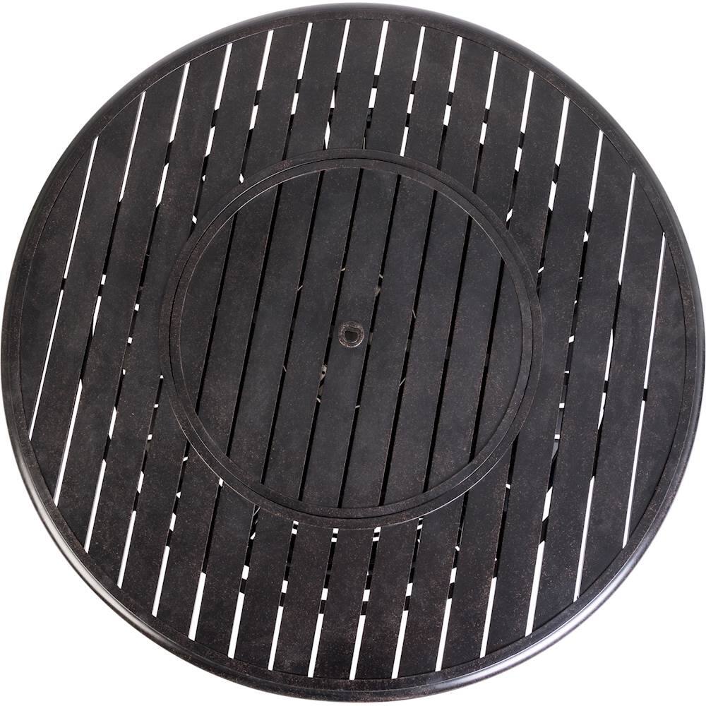 Alt View 12. Fire Sense - Grand Cooper Aluminum Round LPG Fire Pit - Antique Bronze.