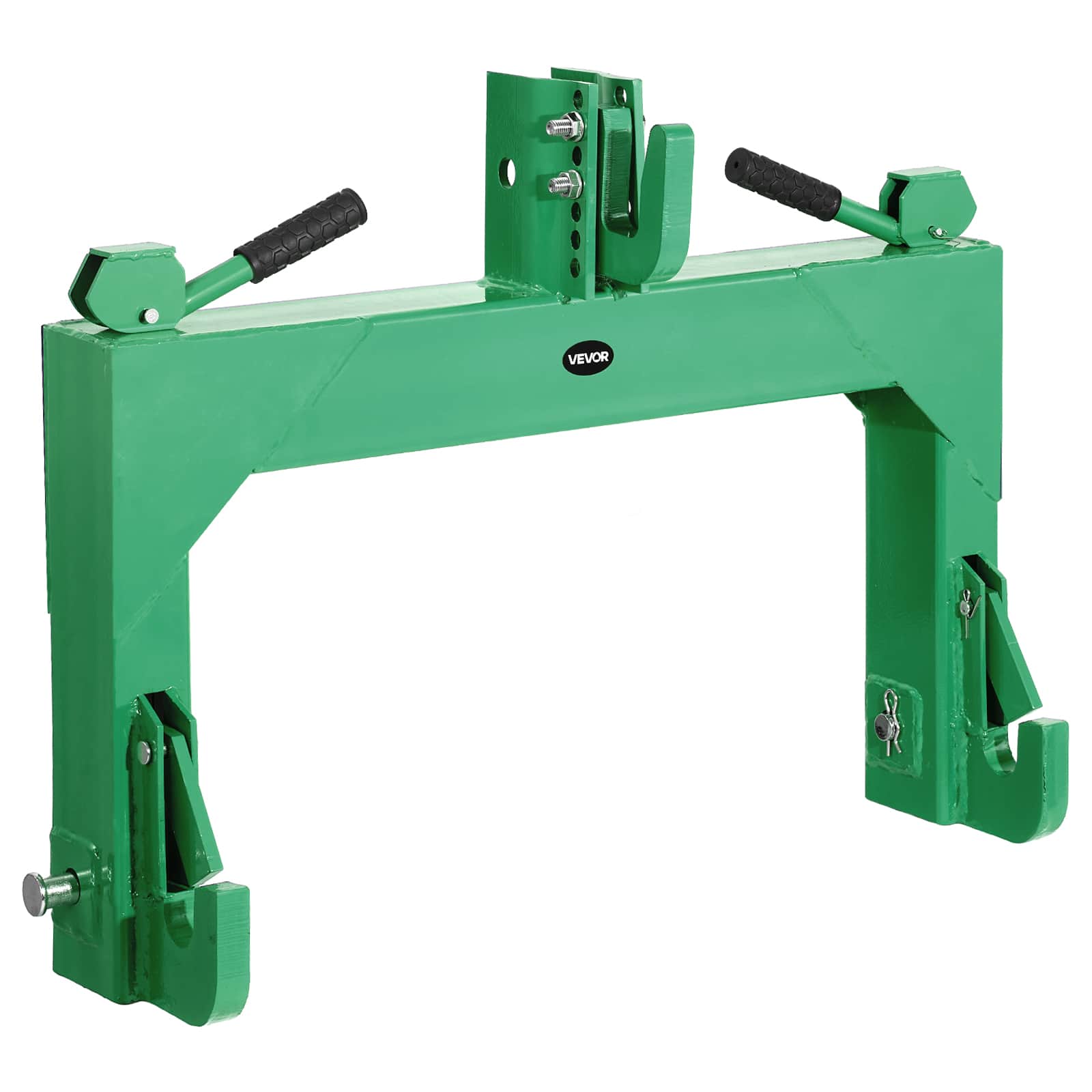 VEVOR - 3-Point Quick Hitch, 4000 Lbs Lift Capacity, 3-Pt Trailer Hitch with 5 Level Adjustable Bolt - Green