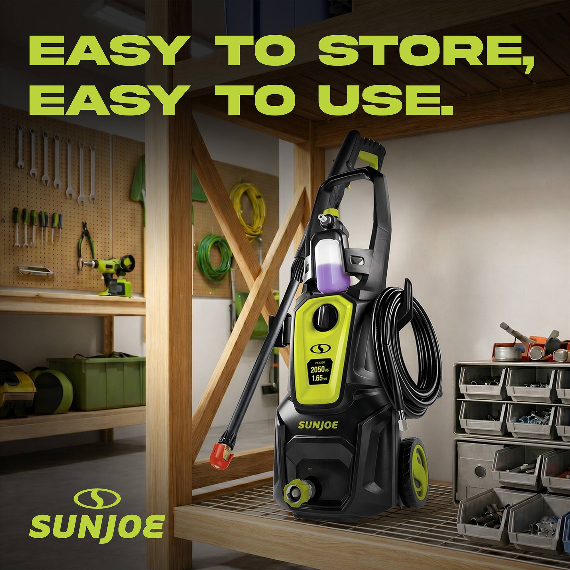 Sun Joe Electric Pressure Washer w/ Extension Wand, SPX2680 MAX