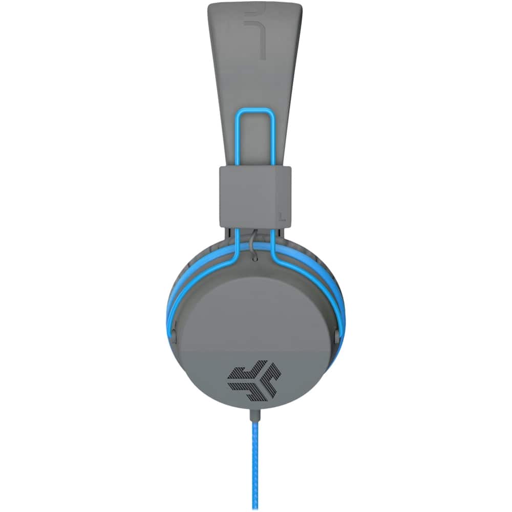 Alt View 11. JLab - Neon On-Ear Headphones - Blue/Graphite.