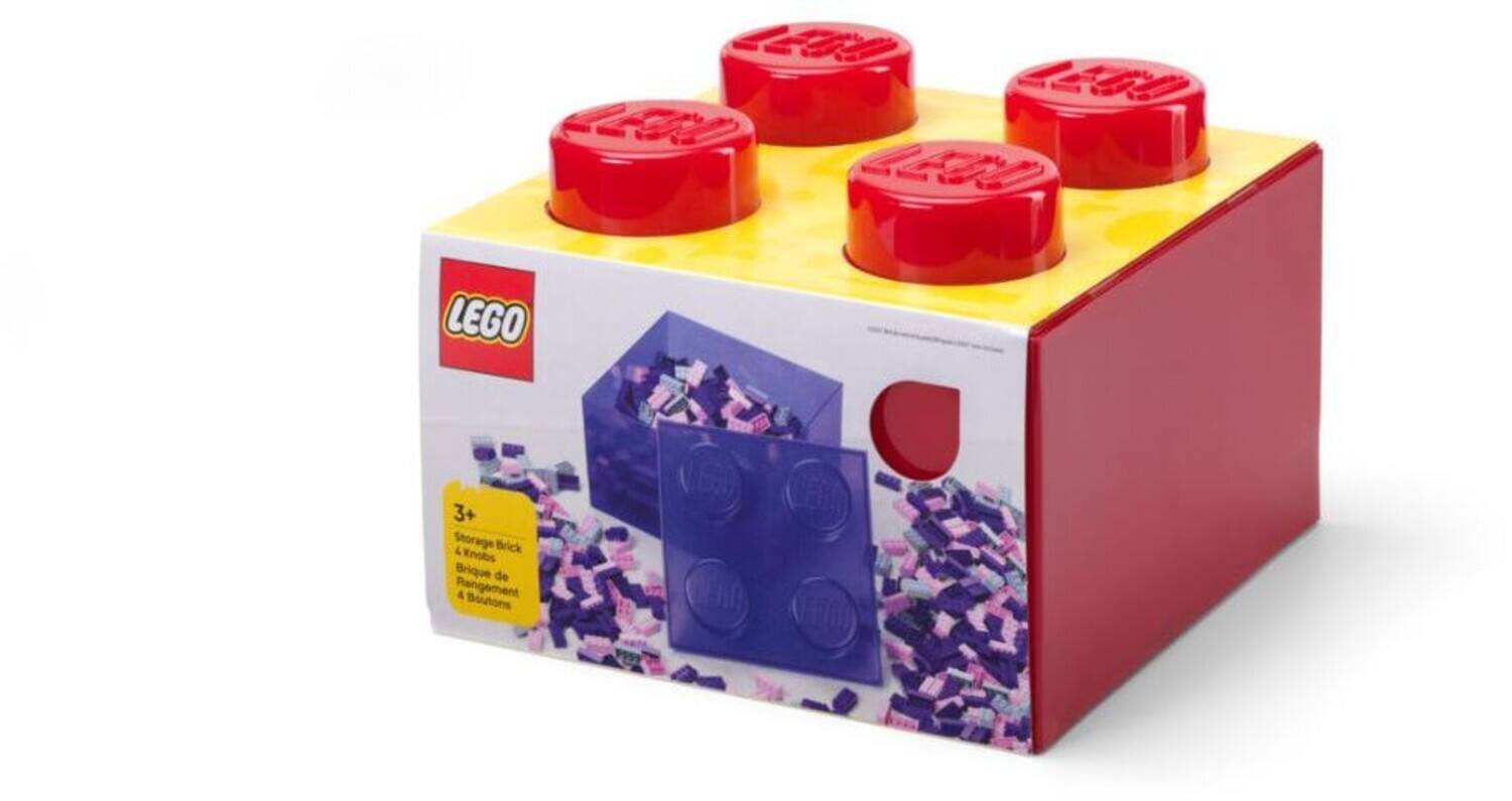 LEGO 3+ Storage Brick Knob  
Brique de Rangement 4 Boutons
