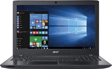 Acer - Aspire E 15 15.6" Laptop - Intel Core i5 - 4GB Memory - 1TB Hard Drive - Obsidian black - Larger Front
