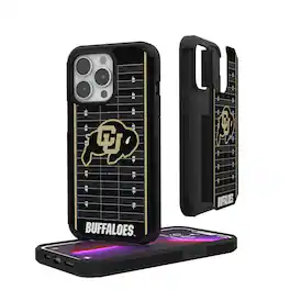 Keyscaper - NCAA - Colorado Buffaloes Solid iPhone Rugged Case - 15 - Black