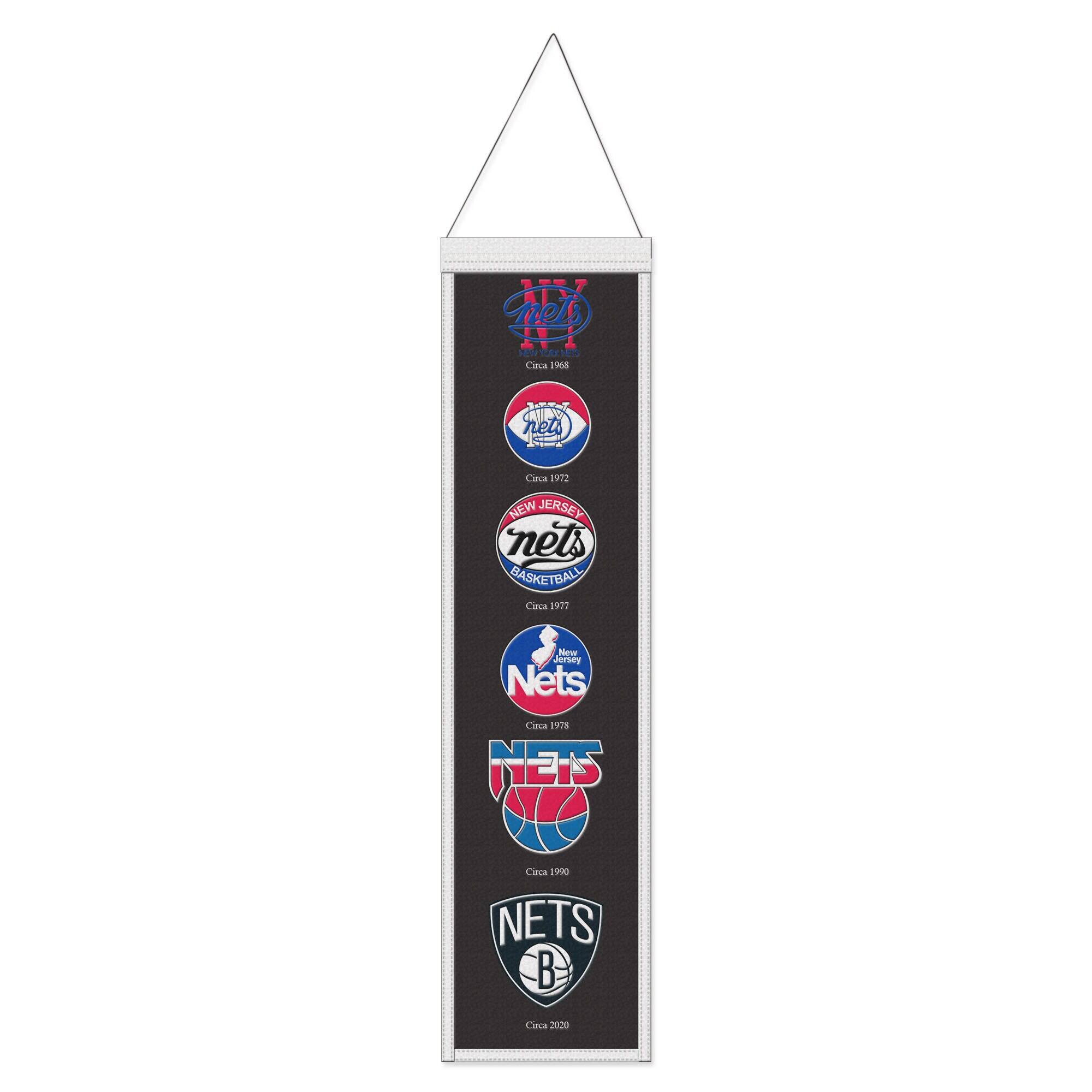 Photos - Other Decoration NETS WinCraft - Brooklyn  8" x 32" Evolution Banner - Multicolor 4940554 