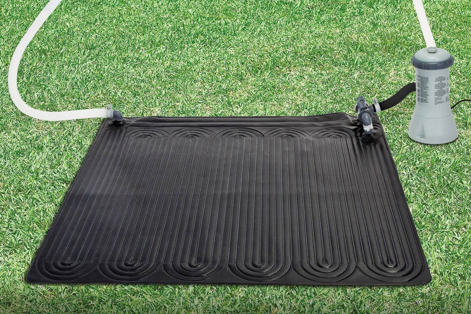 Alt View 2. Intex - Intex 28685E Above Ground Swimming Pool Water Heater Solar Mat, Black (6 Pack) - Black.