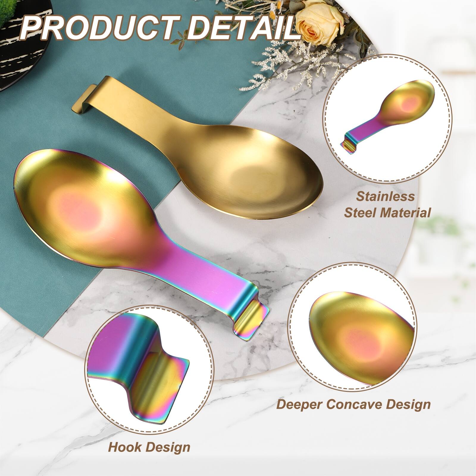 PRODUCT DETAIL

- Stainless Steel Material
- Deeper Concave Design
- Hook Design