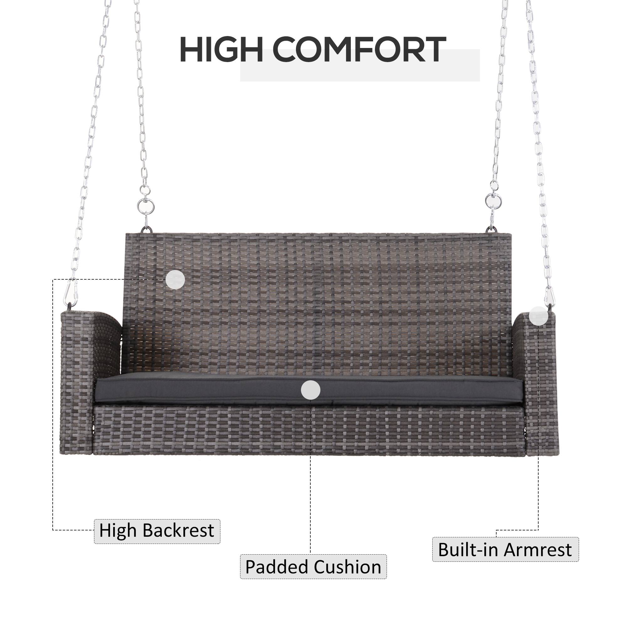 HIGH COMFORT
High Backrest
Padded Cushion
Built-in Armrest