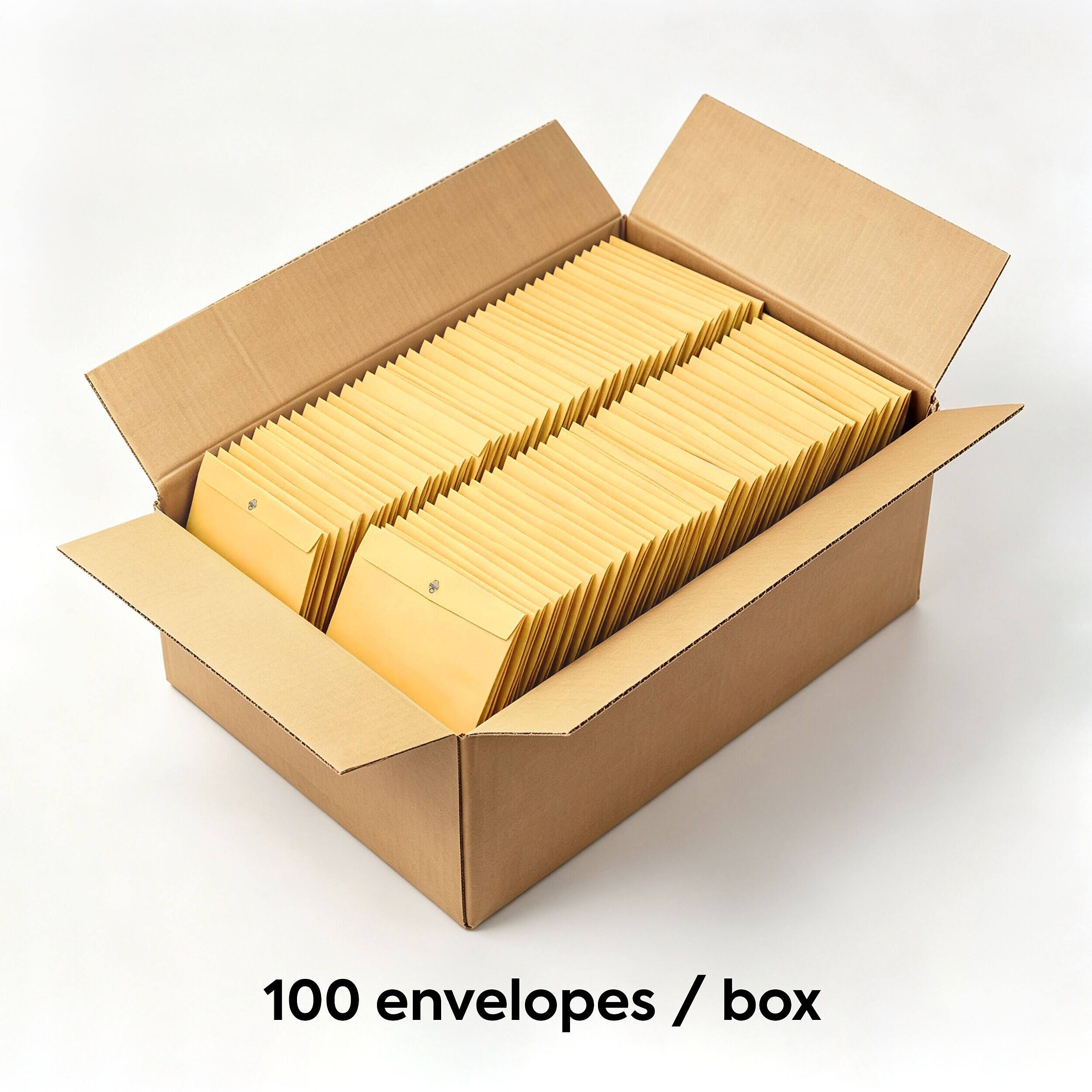 100 envelopes / box