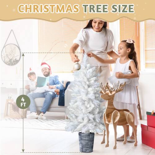 CHRISTMAS TREE SIZE  
4 FT