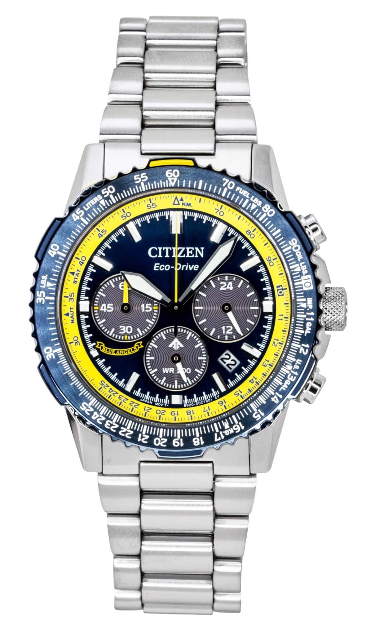 Citizen - Promaster Navihawk Special Edition Chronograph Dial Eco-Drive Diver's CA4667-53L 200M Men's Watch - Blue