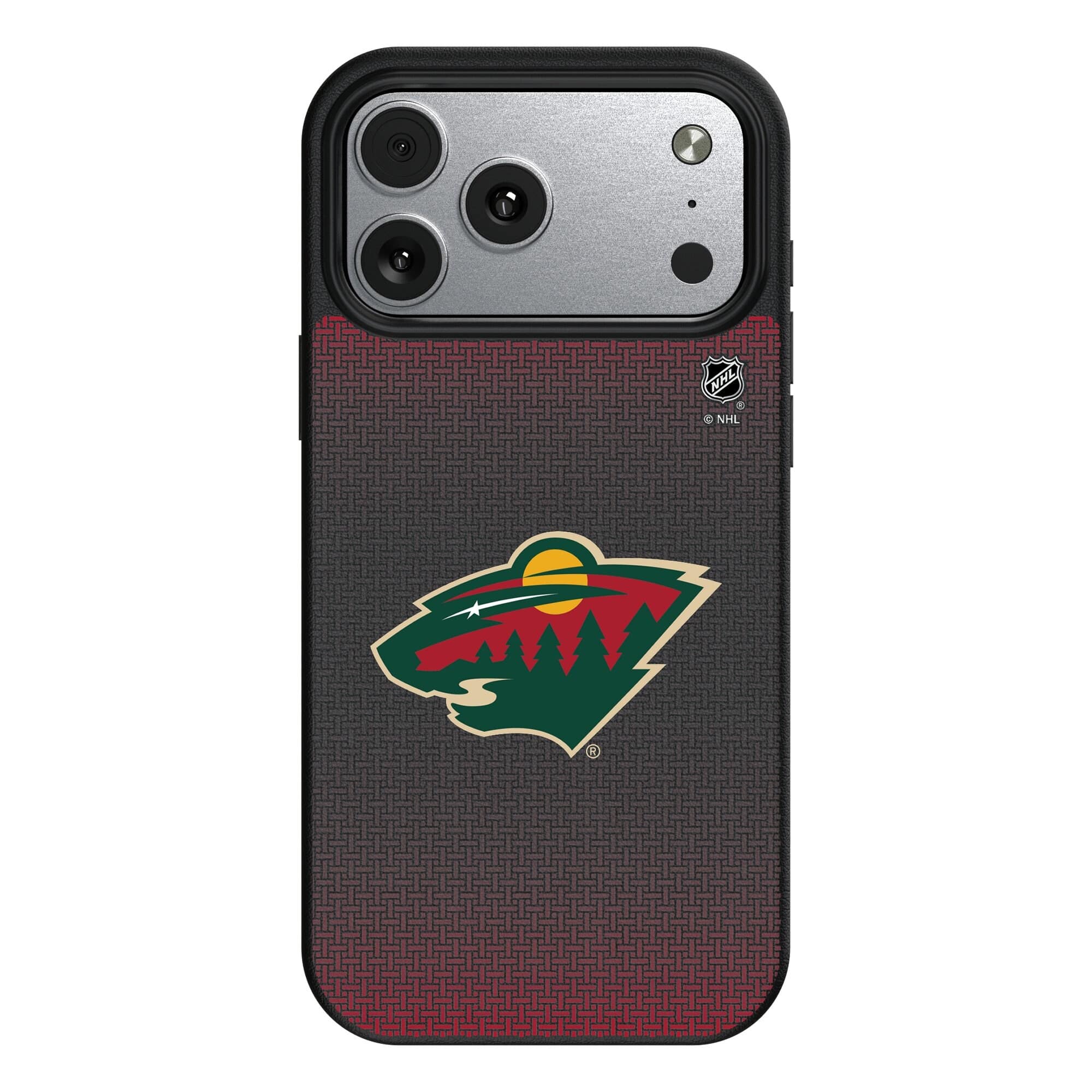 Keyscaper - NHL - Minnesota Wild Linen Logo iPhone Magnetic Bump Case - 17 Pro - Black price history on PriceWatchPro