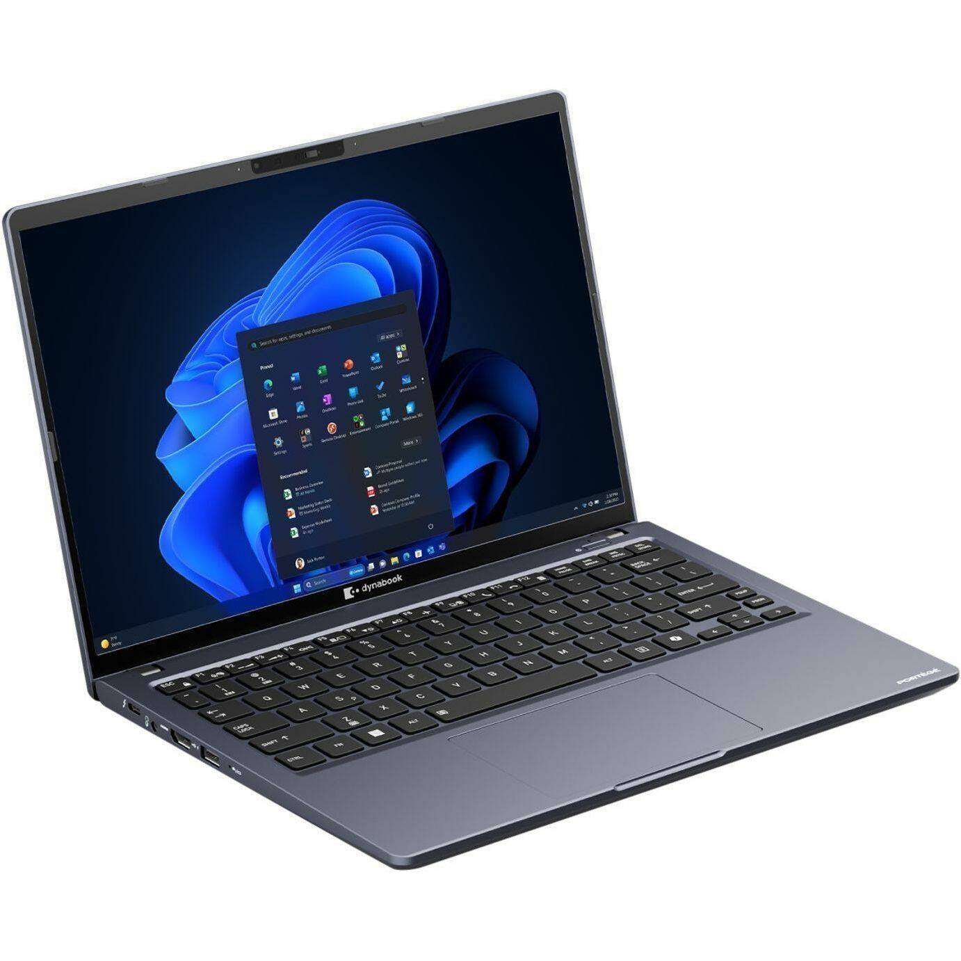 Alt View 2. Toshiba - Dynabook Portege X30L-M 13.3" Notebook - WUXGA - Intel Core Ultra 7 155U - 16 GB - 512 GB SSD - Mystic Blue - Intel Chip - Slate Blue.