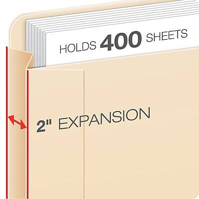 Holds 400 Sheets  
2" Expansion