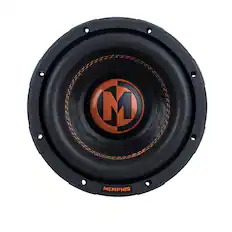 Front. Memphis Car Audio - Memphis MJP822 MOJO Pro 8" Dual 2 Ohm Subwoofer - Black/Gray.