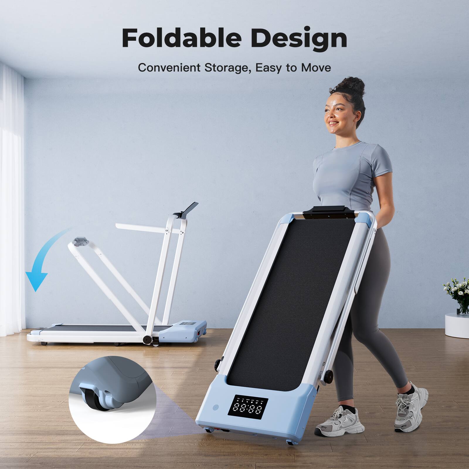 Foldable Design  
Convenient Storage, Easy to Move