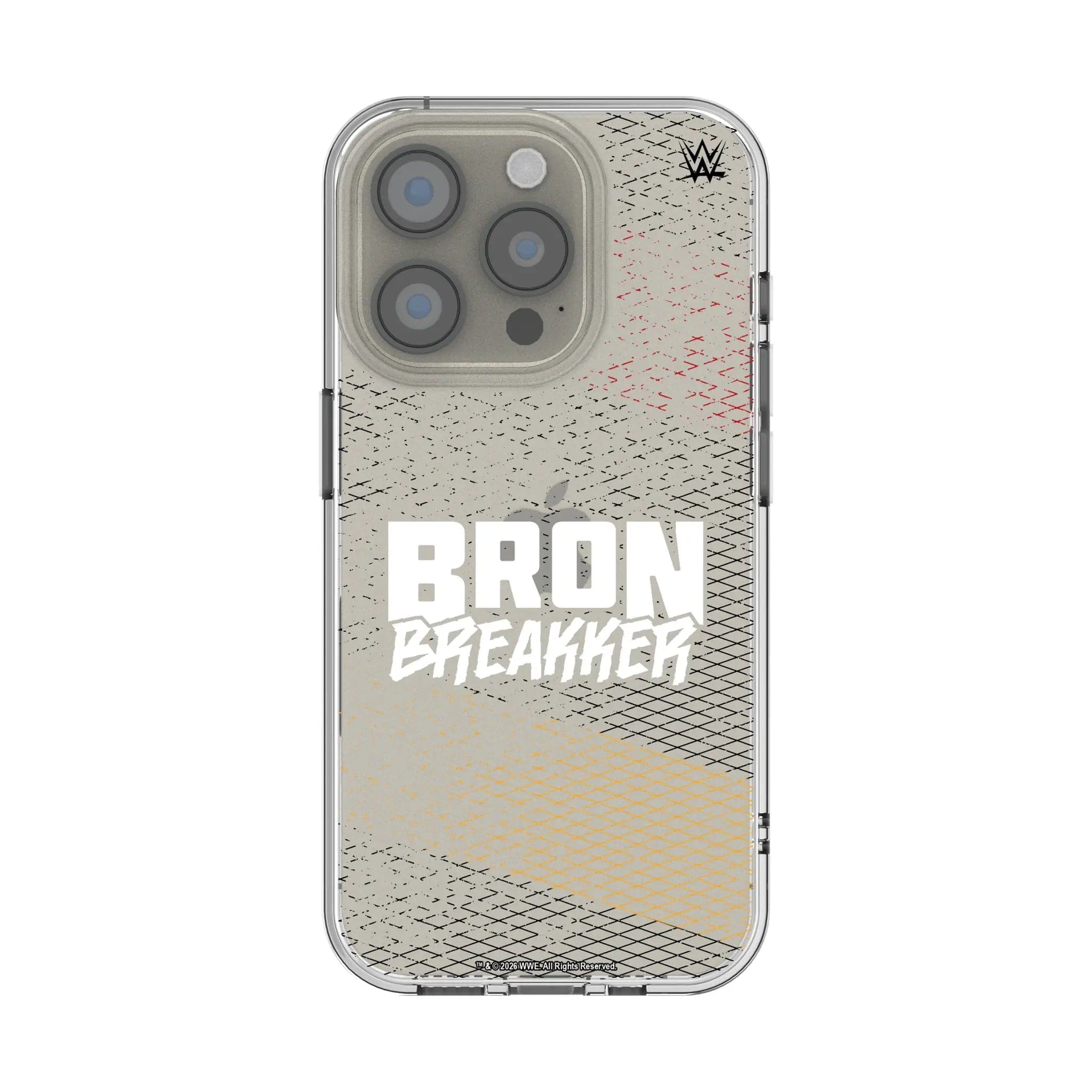 Keyscaper - WWE - WWE Steel Clear Phone Case - Apple iPhone 16 - Bron Breakker