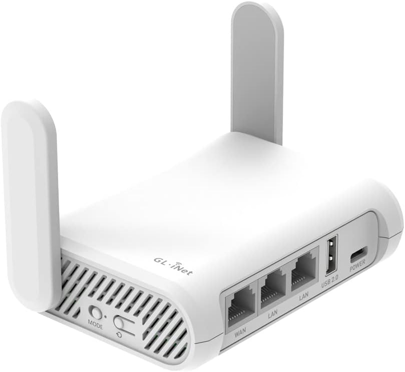 MODE
GL.iNet
WAN
LAN
LAN
USB 2.0
POWER