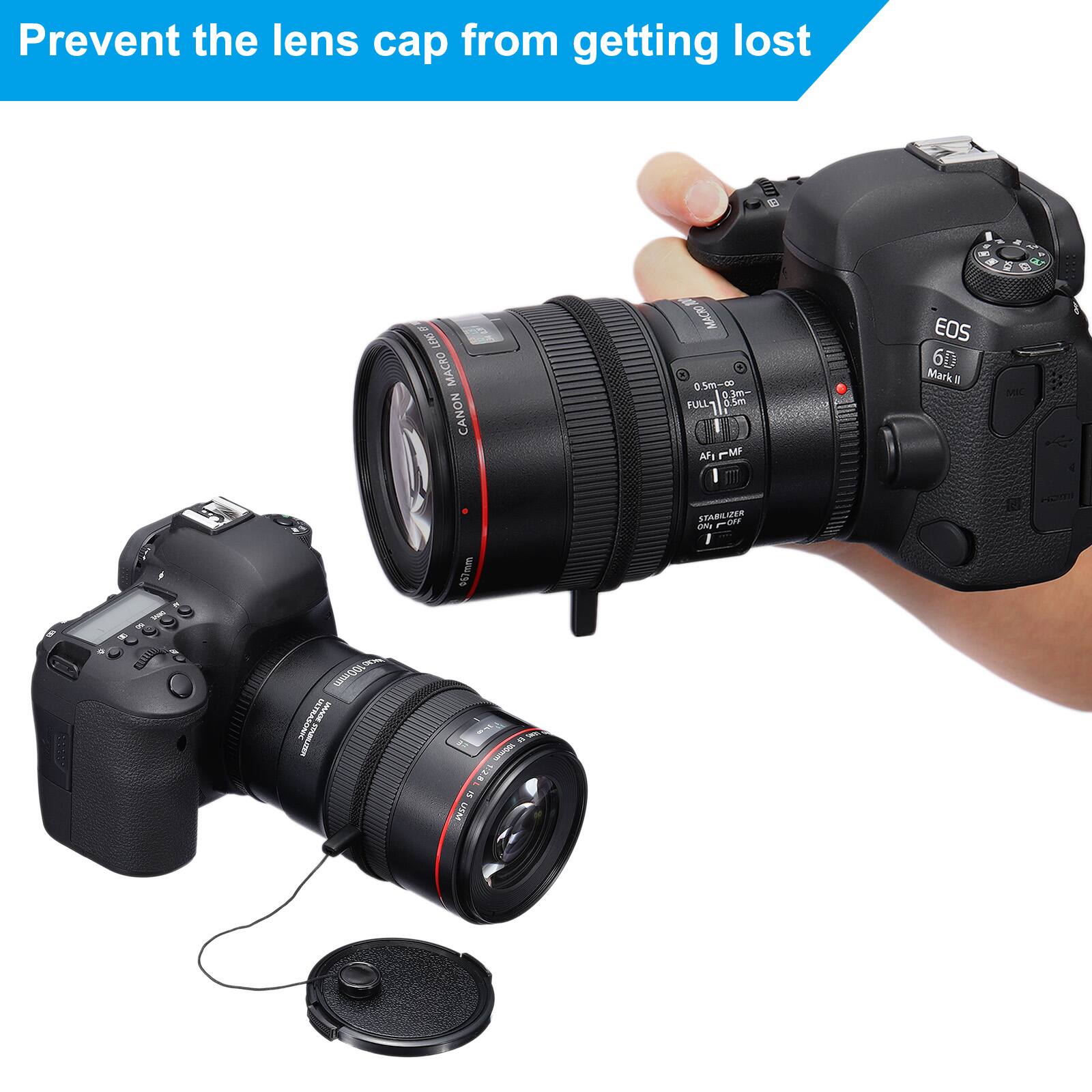 Prevent the lens cap from getting lost