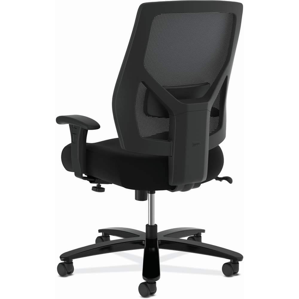 HON - Crio High-Back Chair - Mesh Fabric Seat - Mesh Fabric Back - Frame - 5-Star Base - 1 Each - Black