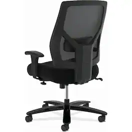 HON - Crio High-Back Chair - Mesh Fabric Seat - Mesh Fabric Back - Frame - 5-Star Base - 1 Each - Black