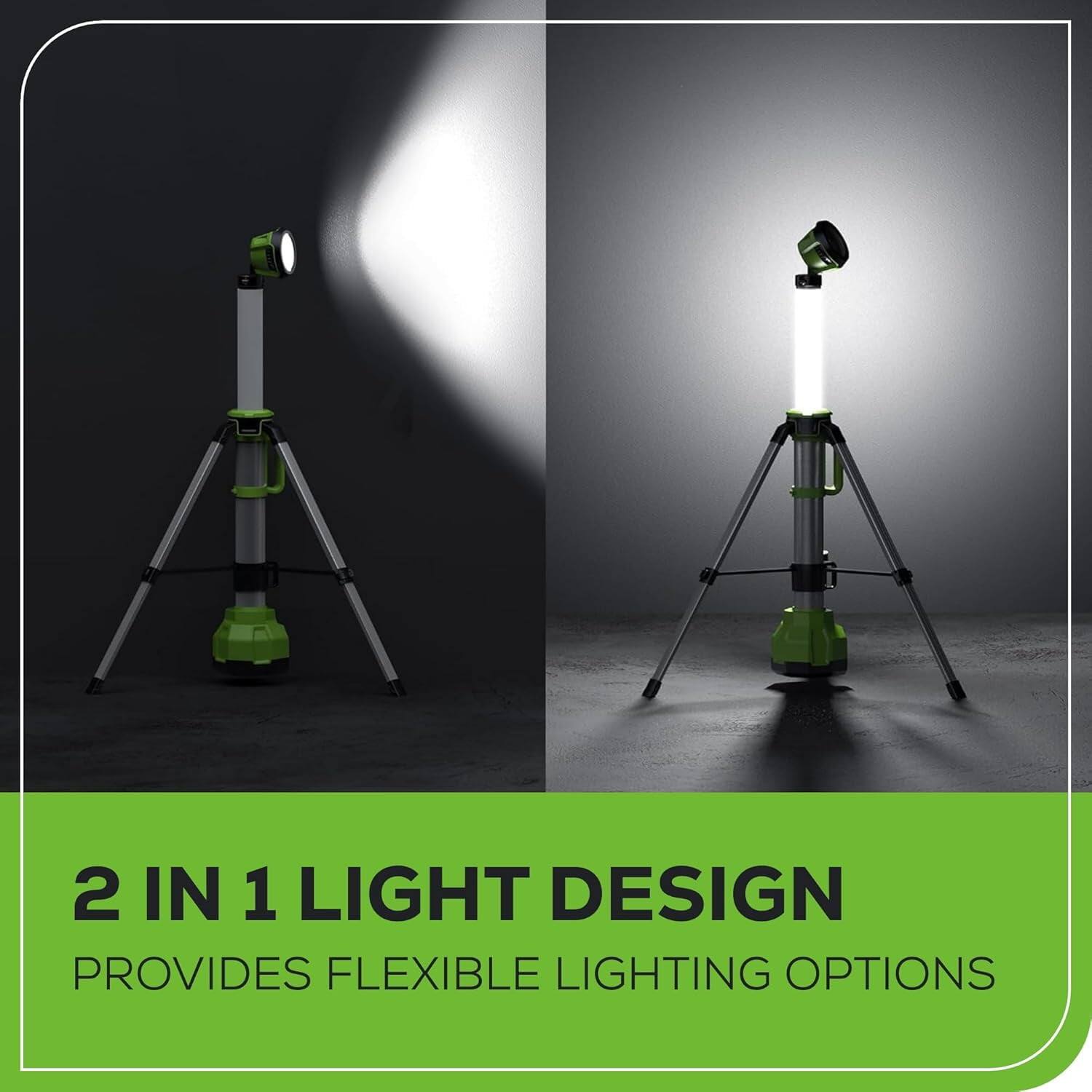 2 IN 1 LIGHT DESIGN  
PROVIDES FLEXIBLE LIGHTING OPTIONS