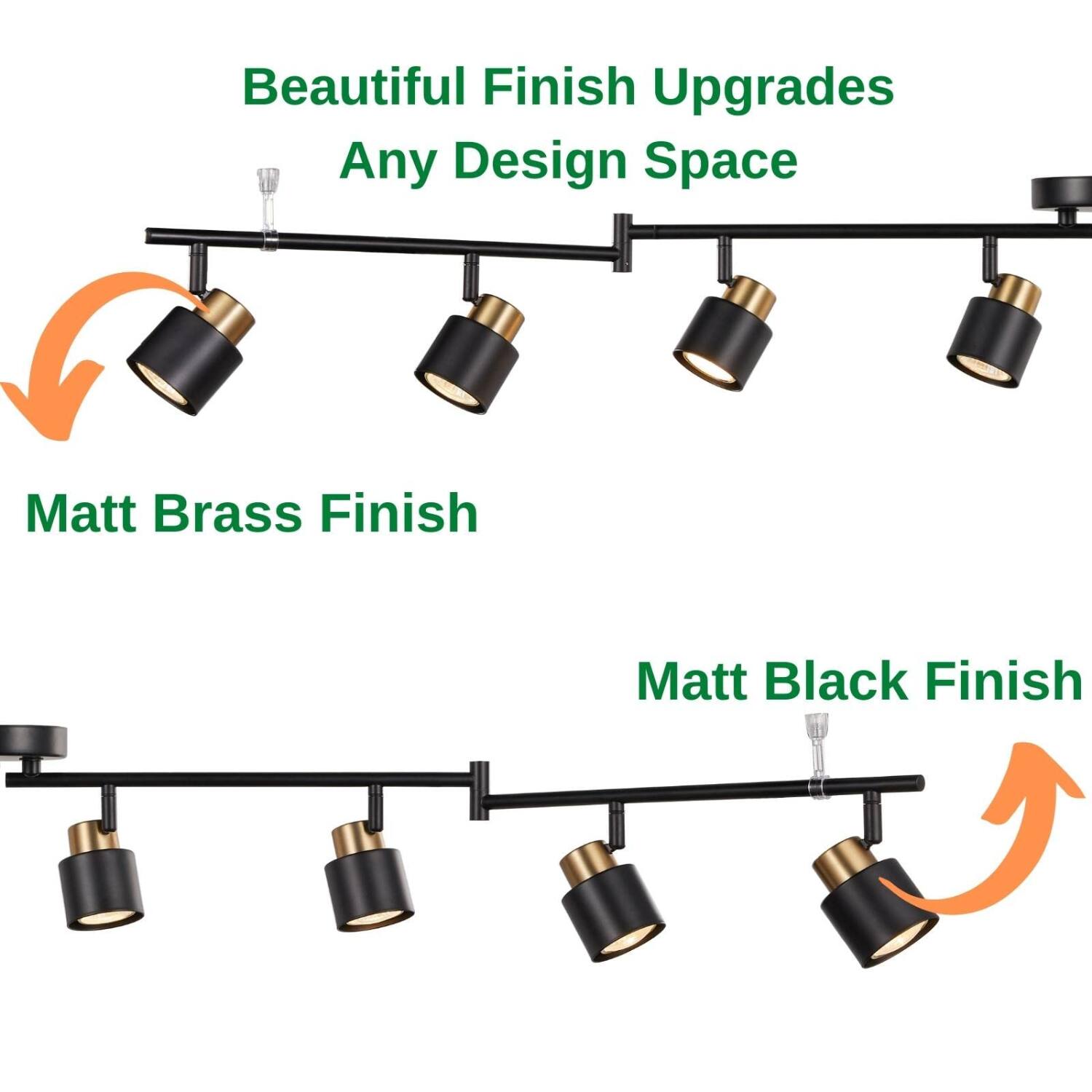 Beautiful Finish Upgrades Any Design Space

Matt Brass Finish

Matt Black Finish