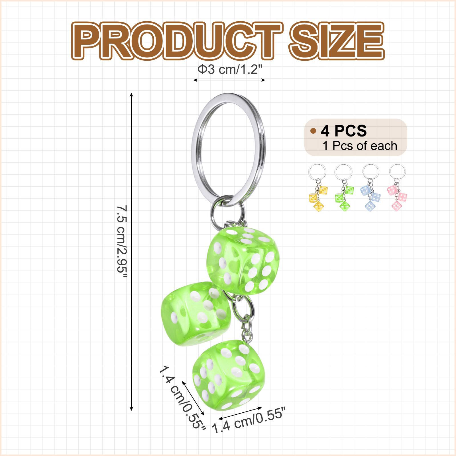 PRODUCT SIZE  
3 cm/1.2"  
4 PCS  
1 Pcs of each  
7.5 cm/2.95"  
1.4 cm/0.55"  
1.4 cm/0.55"