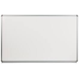 Emma + Oliver - Porcelain Magnetic Dry Erase Marker Board Home School Restaurant - White