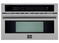 Forno Appliances - Oliena Espresso 1.6 cu. ft. Compact Convection Oven and 1000W Microwave Combo - Silver - Front_Zoom